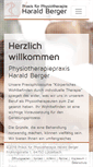 Mobile Screenshot of physio-berger.de