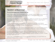 Tablet Screenshot of physio-berger.de